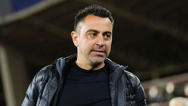 Xavi Hernandez head coach of Barcelona prior the LaLiga EA Sports match between UD Almeria and FC Barcelona at Juegos Mediterraneos on May 16, 2024 in Almeria, Spain.