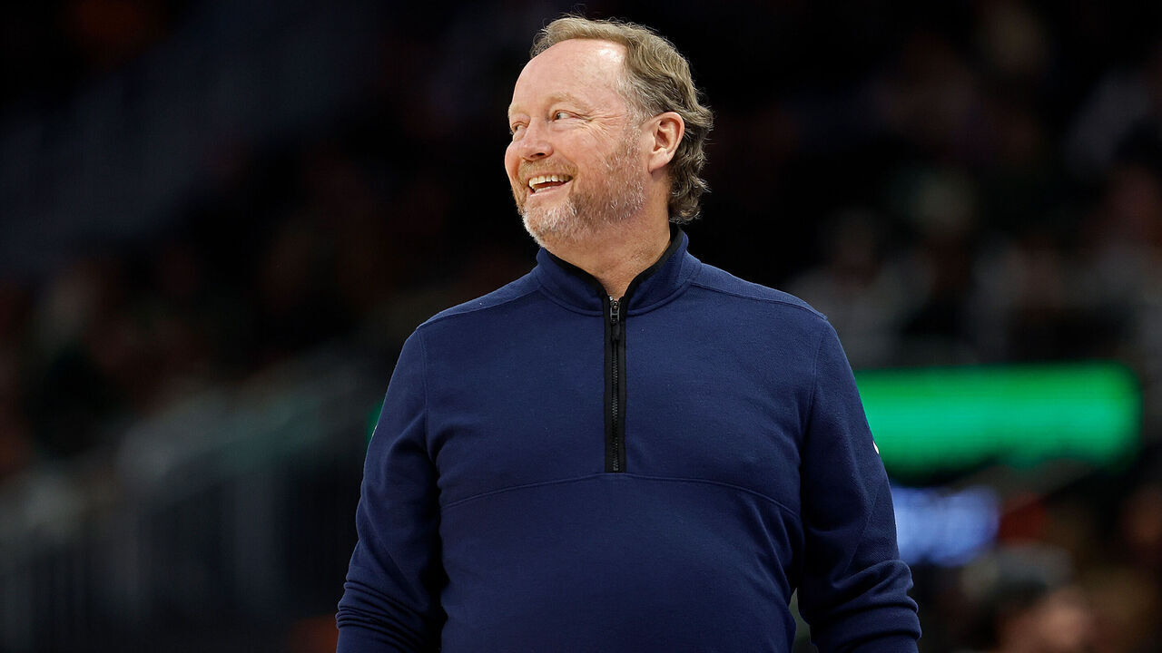 MILWAUKEE, WISCONSIN - MARCH 01: Head coach Mike Budenholzer of the Milwaukee Bucks reacts in the second half against the Orlando Magic at Fiserv Forum on March 01, 2023 in Milwaukee, Wisconsin.