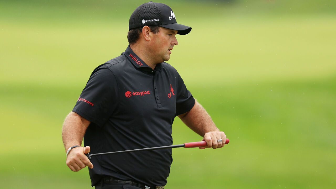LOUISVILLE, KENTUCKY - MAY 17: Patrick Reed of the United States walks on the 13th green during the second round of the 2024 PGA Championship at Valhalla Golf Club on May 17, 2024 in Louisville, Kentucky.