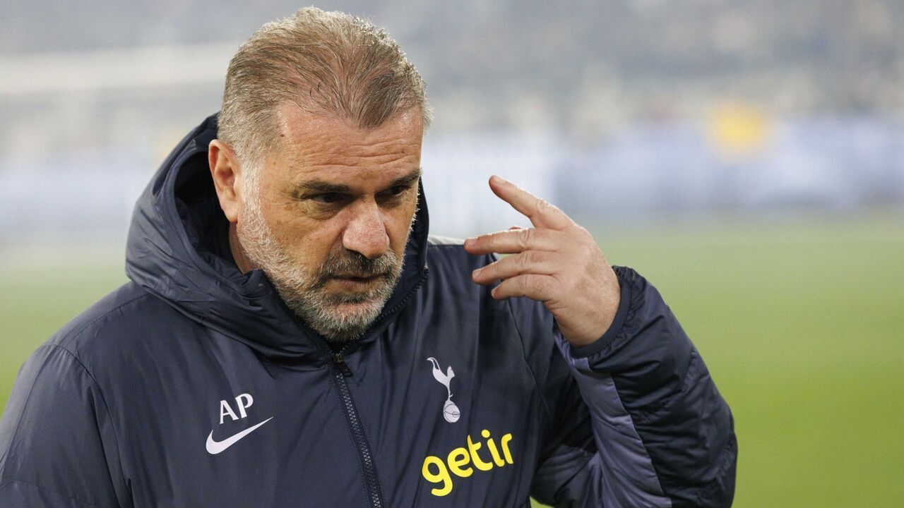 MELBOURNE, VICTORIA, AUSTRALIA - 2024/05/22: Tottenham Hotspur FC Head Coach Ange Postecoglou during the exhibition match between Tottenham Hotspur FC and Newcastle United FC at the Melbourne Cricket Ground. Newcastle won the game on penalties 5-4 after the game ended in a 1-1 tie.