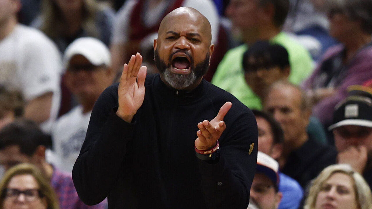Cleveland, OH - May 13: Cleveland Cavaliers head coach J. B. Bickerstaff on the sideline in the second quarter.