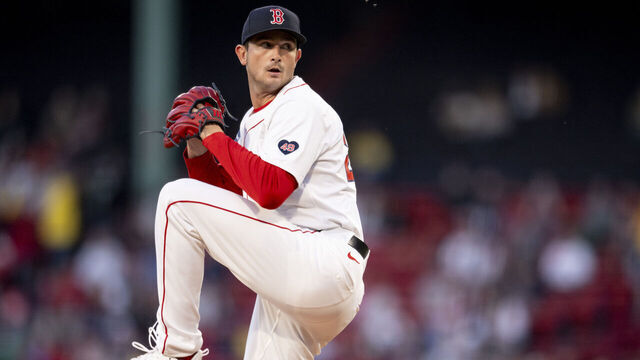 BOSTON, MA - APRIL 16: Garrett Whitlock #22 of the Boston Red Sox pitches during the first inning of a game against the Cleveland Guardians on April 16, 2024 at Fenway Park in Boston, Massachusetts.