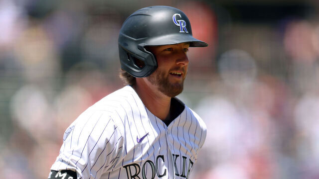 DENVER, COLORADO - MAY 26: Ryan McMahon #24 of the Colorado Rockies rounds the bases after hitting a home run in the first inning of the game against the Philadelphia Phillies at Coors Field on May 26, 2024 in Denver, Colorado.