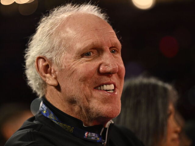 INDIANAPOLIS, IN - FEBRUARY 17: Bill Walton as a part of State Farm All-Star Saturday Night on Saturday, February 17, 2024 at Lucas Oil Stadium in Indianapolis, Indiana. NOTE TO USER: User expressly acknowledges and agrees that, by downloading and/or using this Photograph, user is consenting to the terms and conditions of the Getty Images License Agreement. Mandatory Copyright Notice: Copyright 2024 NBAE