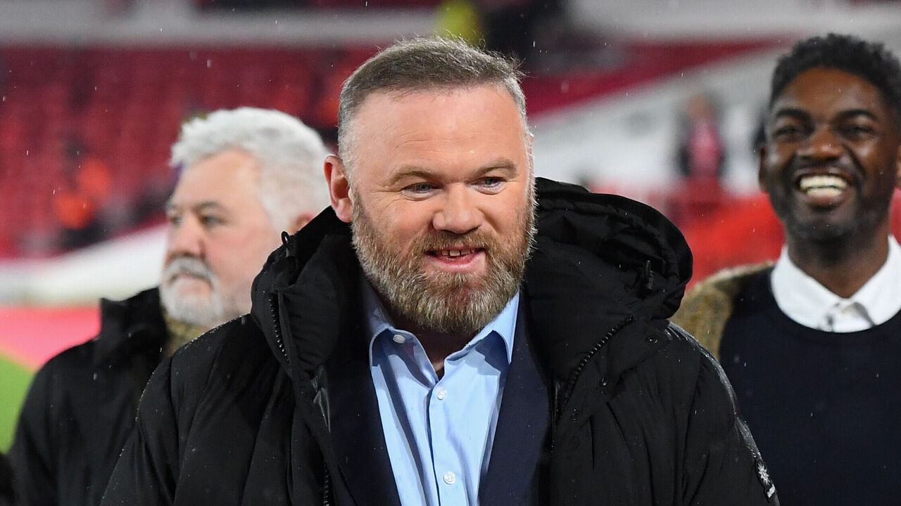 Wayne Rooney is watching the FA Cup Fifth Round match between Nottingham Forest and Manchester United at the City Ground in Nottingham, England, on February 28, 2024.