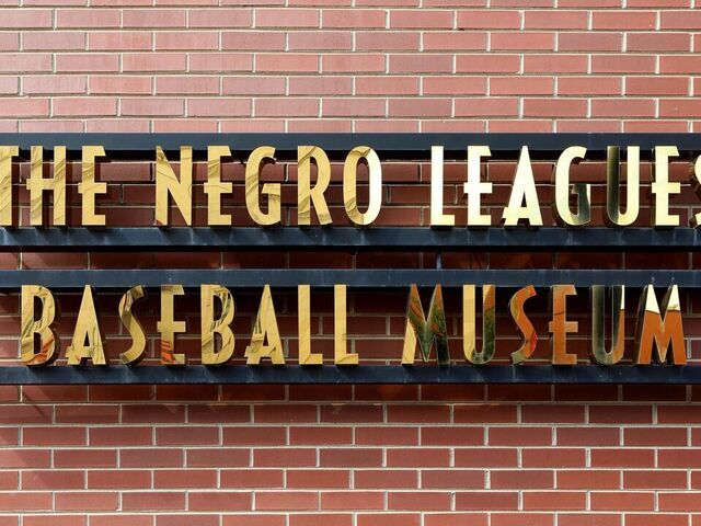 KANSAS CITY - AUGUST 12: The Negro Leagues Baseball Museum in the jazz music and historic hub downtown in Kansas City, Missouri on August 12, 2017.