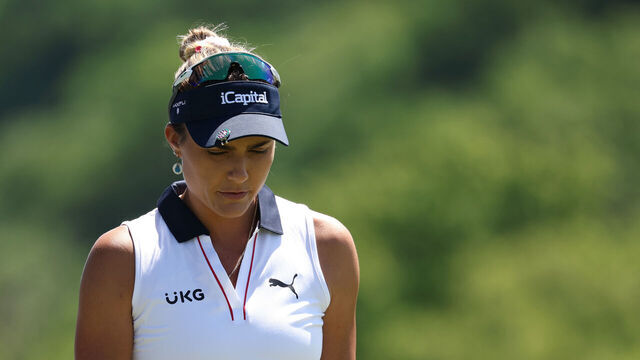 LANCASTER, PENNSYLVANIA - MAY 31: Lexi Thompson of the United States looks on during the second round of the U.S. Women's Open Presented by Ally at Lancaster Country Club on May 31, 2024 in Lancaster, Pennsylvania.