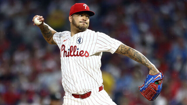 PHILADELPHIA, PENNSYLVANIA - JUNE 02: Taijuan Walker #99 of the Philadelphia Phillies pitches during the fifth inning against the St. Louis Cardinals at Citizens Bank Park on June 02, 2024 in Philadelphia, Pennsylvania.