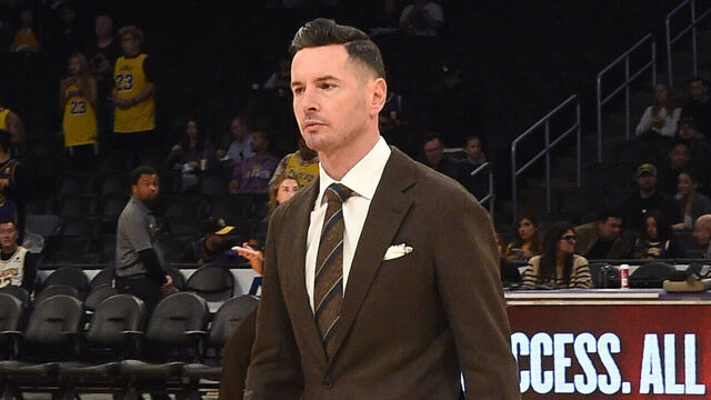 LOS ANGELES, CA - MARCH 2: JJ Reddick before the game between the Denver Nuggets and the Los Angeles Lakers on March 2, 2024 at Crypto.Com Arena in Los Angeles, California. NOTE TO USER: User expressly acknowledges and agrees that, by downloading and/or using this Photograph, user is consenting to the terms and conditions of the Getty Images License Agreement. Mandatory Copyright Notice: Copyright 2024 NBAE