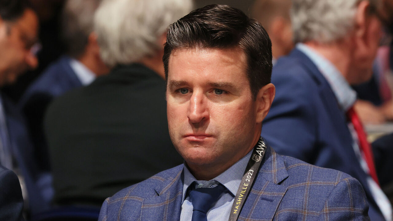NASHVILLE, TENNESSEE - JUNE 29: Chris Drury of the New York Rangers attends the 2023 NHL Draft at the Bridgestone Arena on June 29, 2023 in Nashville, Tennessee.