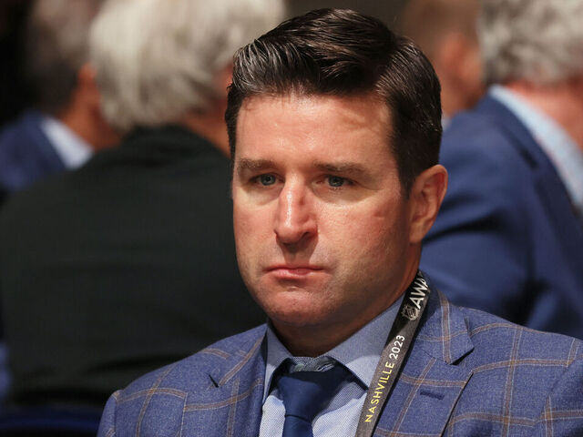 NASHVILLE, TENNESSEE - JUNE 29: Chris Drury of the New York Rangers attends the 2023 NHL Draft at the Bridgestone Arena on June 29, 2023 in Nashville, Tennessee.