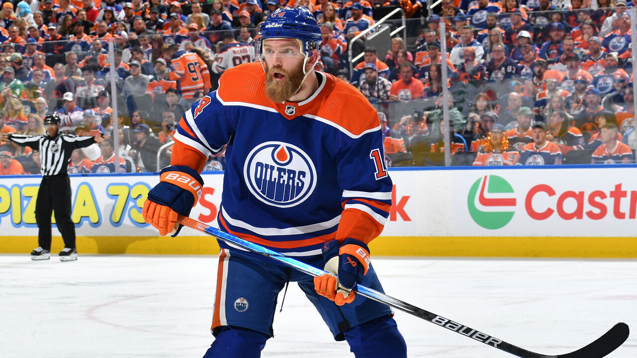 EDMONTON, CANADA - JUNE 02: Mattias Ekholm #14 of the Edmonton Oilers in action during Game Six of the Western Conference Final of the 2024 Stanley Cup Playoffs against the Dallas Stars at Rogers Place on June 2, 2024, in Edmonton, Alberta, Canada.
