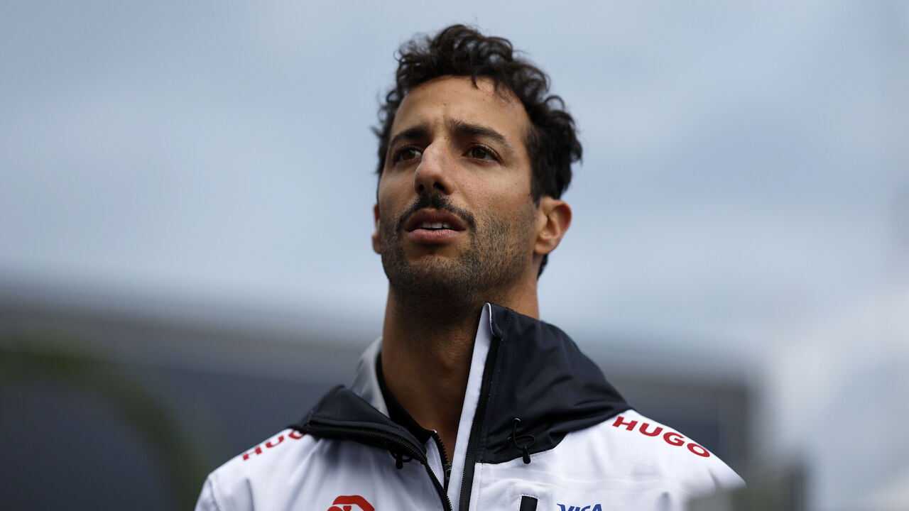 MONTREAL, QUEBEC - JUNE 08: 5th placed qualifier Daniel Ricciardo of Australia and Visa Cash App RB looks on after qualifying ahead of the F1 Grand Prix of Canada at Circuit Gilles Villeneuve on June 08, 2024 in Montreal, Quebec.