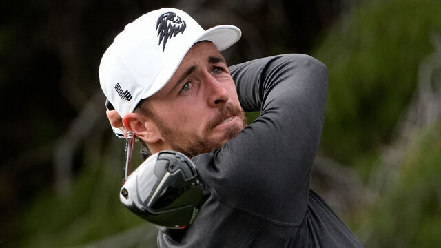 ADELAIDE, AUSTRALIA - APRIL 26: David Puig of Fireballs GC tees off on the 10th hole during LIV Adelaide at The Grange Golf Club on April 26, 2024 in Adelaide, Australia.