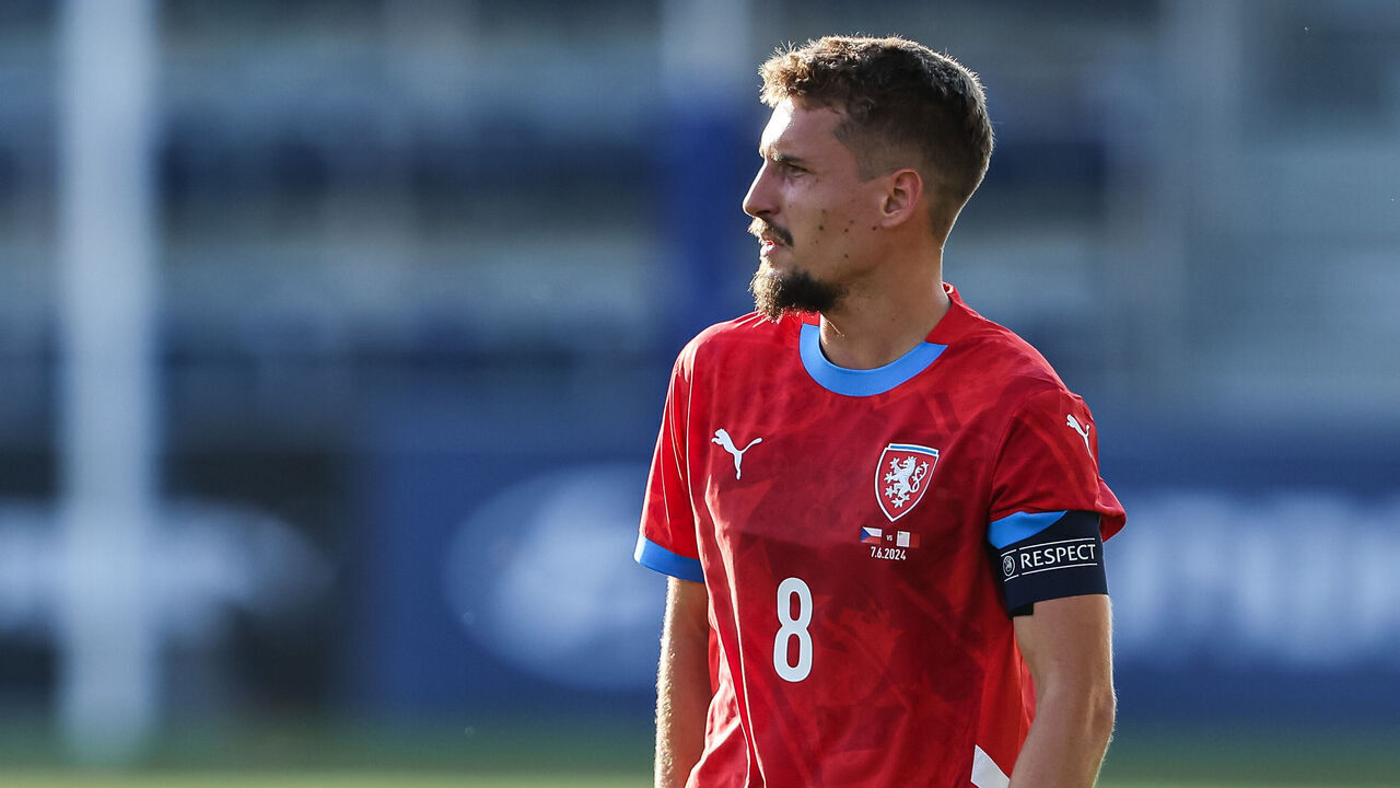 SALZBURG, AUSTRIA - JUNE 07: Michal Sadilek of Czechia during the international friendly match between Czechia and Malta at Untersberg-Arena on June 07, 2024 in Salzburg, Austria.