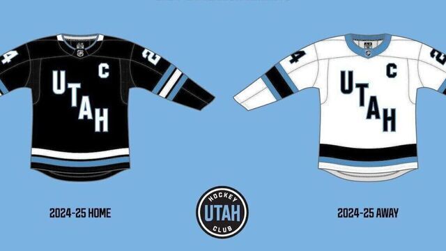 Utah NHL team unveils logos, jerseys for 1st season
