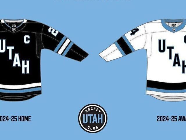 Utah NHL team unveils logos, jerseys for 1st season