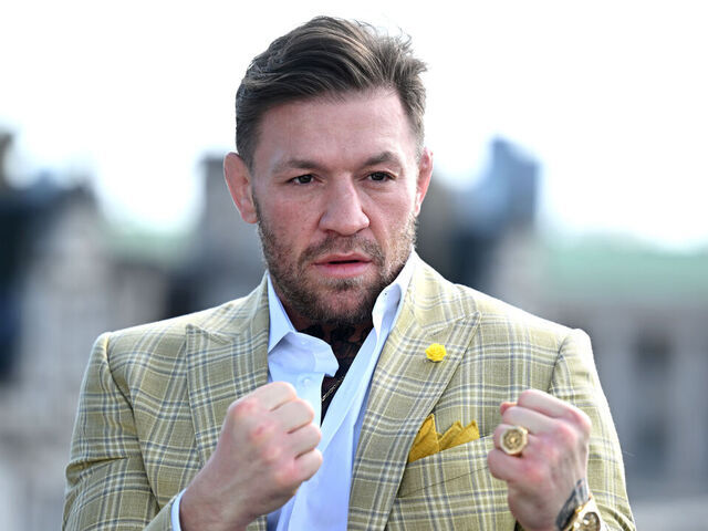 LONDON, ENGLAND - MARCH 14: Conor McGregor attends the "Road House" photocall at The Corinthia on March 14, 2024 in London, England.
