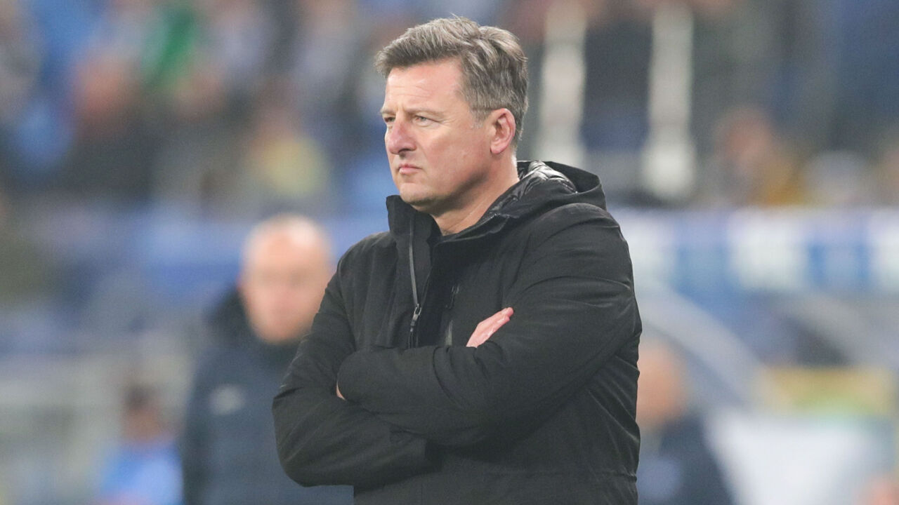 CHORZOW, POLAND - 2024/02/09: Coach Kosta Runjaic of Legia Warszawa seen in action during the Polish PKO Ekstraklasa League 2023/2024 football match between Ruch Chorzow and Legia Warszawa at Slaski Stadium. Final score; Ruch Chorzow 0:1 Legia Warszawa.