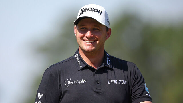 PINEHURST, NORTH CAROLINA - JUNE 12: Sepp Straka of Austria smiles on the 12th green during a practice round prior to the U.S. Open at Pinehurst Resort on June 12, 2024 in Pinehurst, North Carolina.