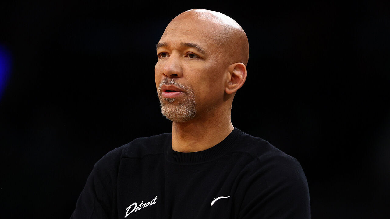 BOSTON, MASSACHUSETTS - MARCH 18: Detroit Pistons head coach Monty Williams looks on during the second quarter of the game against the Boston Celtics at TD Garden on March 18, 2024 in Boston, Massachusetts.