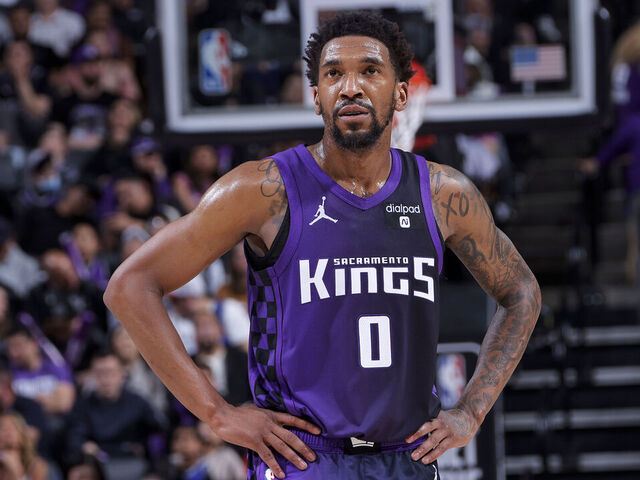 SACRAMENTO, CA - MARCH 26: Malik Monk #0 of the Sacramento Kings looks on during the game against the Dallas Mavericks on March 26, 2024 at Golden 1 Center in Sacramento, California. Mandatory Copyright Notice: Copyright 2024 NBAE