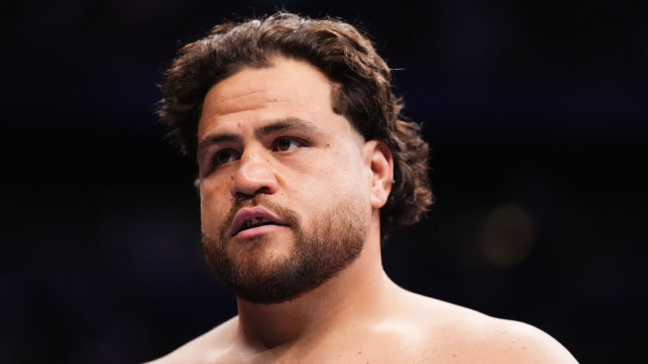 SYDNEY, AUSTRALIA - SEPTEMBER 10: Tai Tuivasa of Australia prepares to face Alexander Volkov of Russia in a heavyweight fight during the UFC 293 event at Qudos Bank Arena on September 10, 2023 in Sydney, Australia.