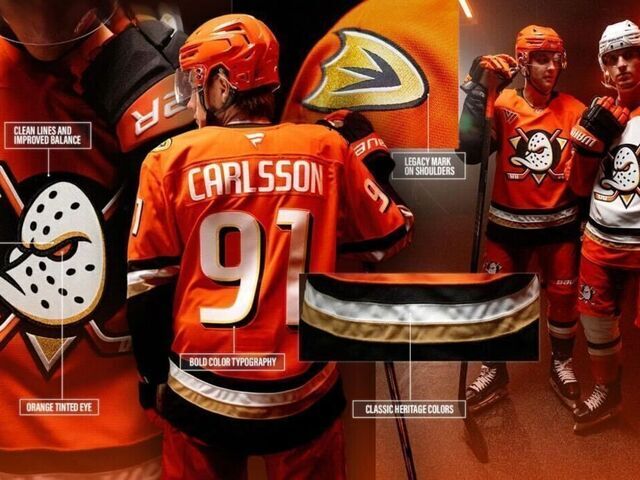 Ducks go orange, bring back iconic logo with new look