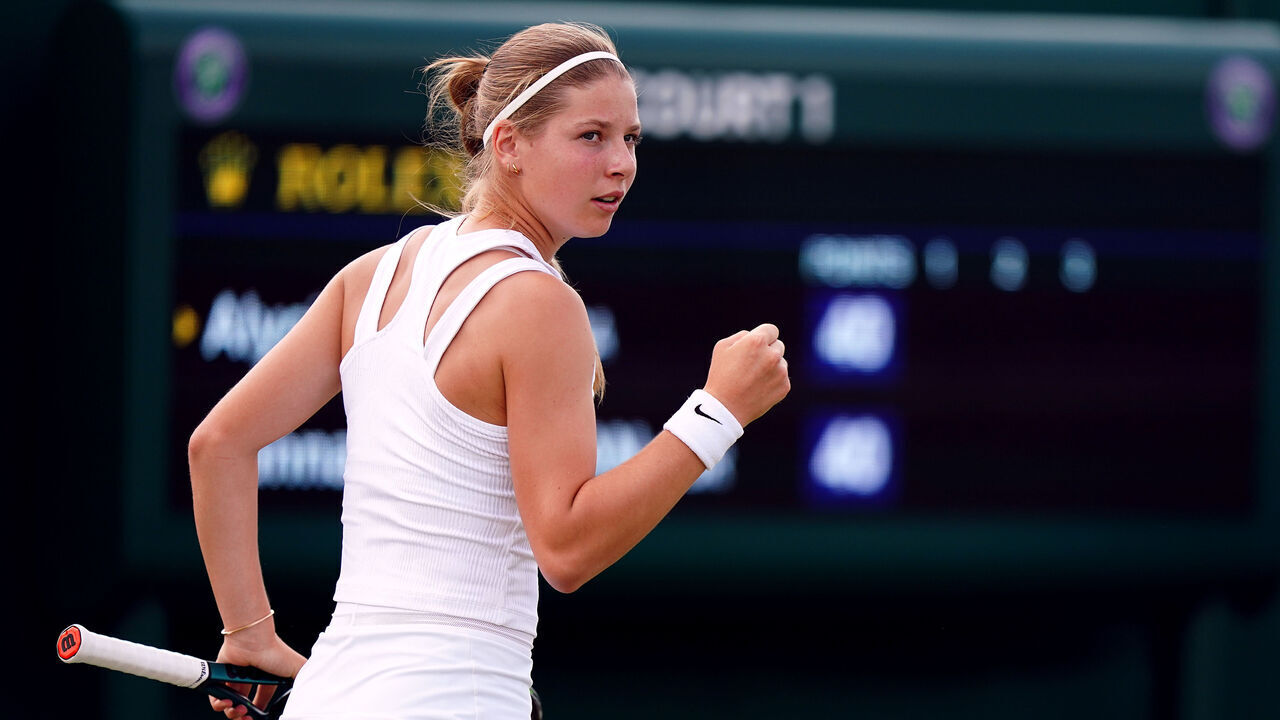 Hannah Klugman during her final qualifying match against Alycia Parks (not pictured) during Wimbledon qualifying at the Community Sport Centre, Roehampton, ahead of the Wimbledon Championships, which begins on July 1st. Picture date: Thursday June 27, 2024.