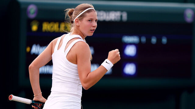 Hannah Klugman during her final qualifying match against Alycia Parks (not pictured) during Wimbledon qualifying at the Community Sport Centre, Roehampton, ahead of the Wimbledon Championships, which begins on July 1st. Picture date: Thursday June 27, 2024.