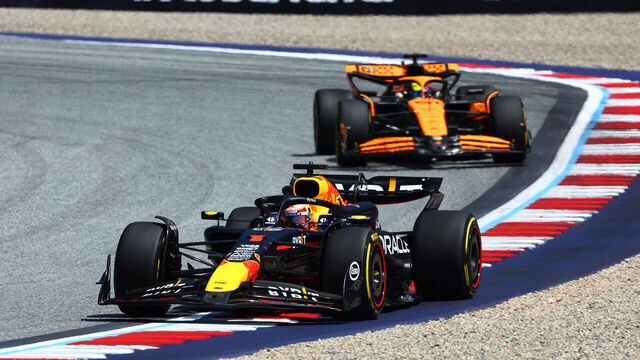 SPIELBERG, AUSTRIA - JUNE 29: Max Verstappen of the Netherlands driving the (1) Oracle Red Bull Racing RB20 on track during the Sprint ahead of the F1 Grand Prix of Austria at Red Bull Ring on June 29, 2024 in Spielberg, Austria.