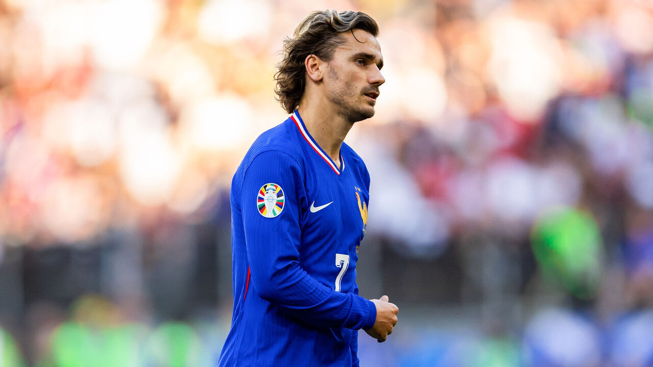 DORTMUND, GERMANY - 2024/06/25: Antoine Griezmann of France seen during the UEFA EURO 2024 group stage match between France and Poland at Football Stadium Dortmund (Signal Iduna Park). Final score: France 1:1 Poland.