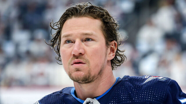 WINNIPEG, CANADA - APRIL 30: Tyler Toffoli #73 of the Winnipeg Jets looks on during the pre-game warm up prior to NHL action against the Colorado Avalanche in Game Five of the First Round of the 2024 Stanley Cup Playoffs at the Canada Life Centre on April 30, 2024 in Winnipeg, Manitoba, Canada.