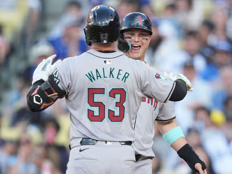 Walker Extends Homer Tear At Dodger Stadium, Helps D-Backs Win ...