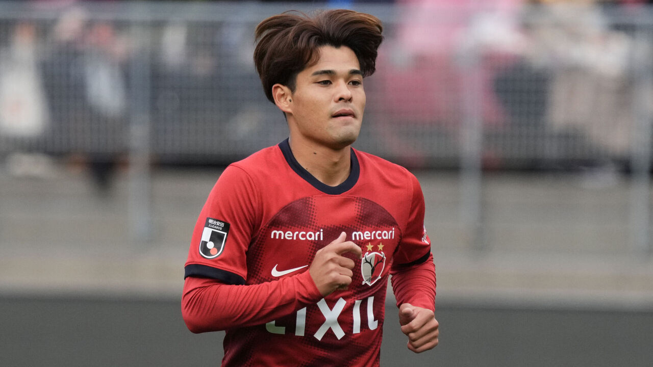 KASHIMA, JAPAN - FEBRUARY 10: Kaishu Sano of Kashima Antlers looks o during the preseason friendly match between Vissel Kobe and Inter Miami at National Stadium on February 10, 2024 in Kashima, Japan.