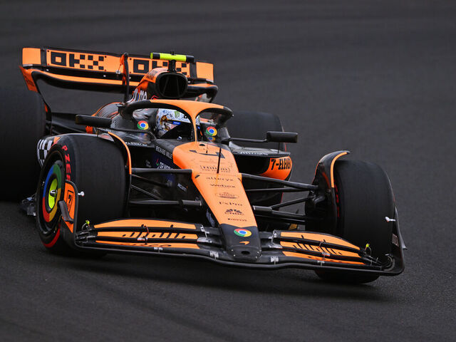 BUDAPEST, HUNGARY - JULY 20: Lando Norris of Great Britain driving the (4) McLaren MCL38 Mercedes on track during final practice ahead of the F1 Grand Prix of Hungary at Hungaroring on July 20, 2024 in Budapest, Hungary.