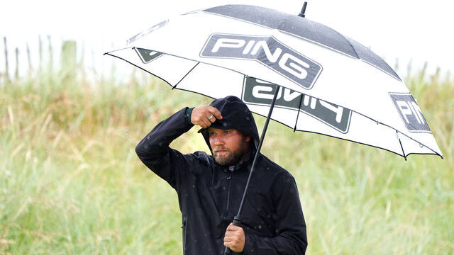 England's Daniel Brown walking off the 1st tee during day three of The Open at Royal Troon, South Ayrshire, Scotland. Picture date: Saturday July 20, 2024.