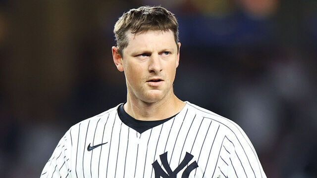 NEW YORK, NEW YORK - JULY 02: DJ LeMahieu #26 of the New York Yankees looks on against the Cincinnati Reds at Yankee Stadium on July 02, 2024 in the Bronx borough of New York City.