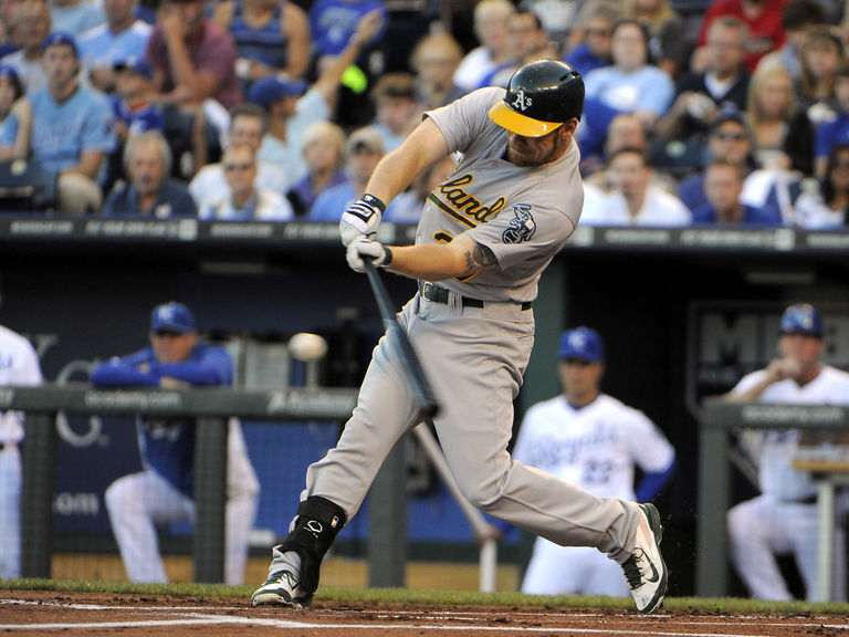 Athletics' Moss sets postseason franchise record with 5 RBIs | theScore.com