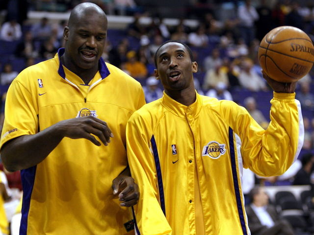 Kobe says he loves Shaq: 'But I didn't particularly like playing with him too much.'