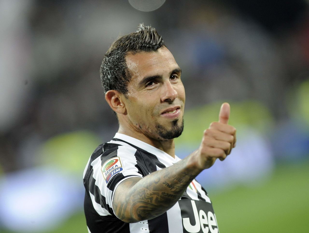 VIDEO: Carlos Tevez scores 1st Champions League goal since 2009, celebrates  with the robot | theScore.com