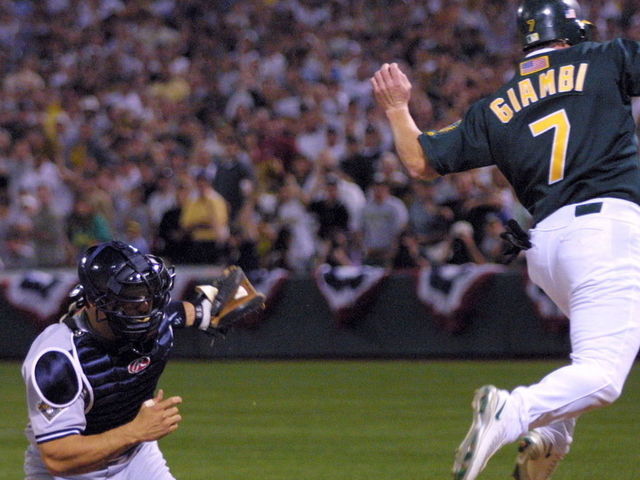 Jeremy Giambi on 'The Flip': 'Should I have run Posada over?'