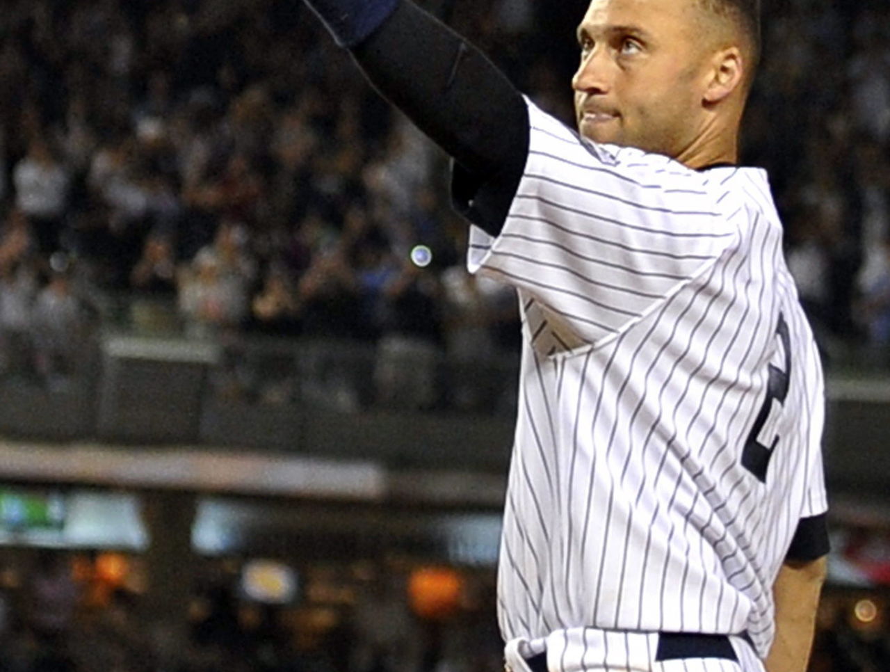 derek jeter with no shirt on