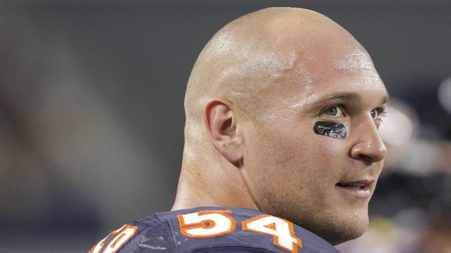 Urlacher's Hall of Fame bust will be bald