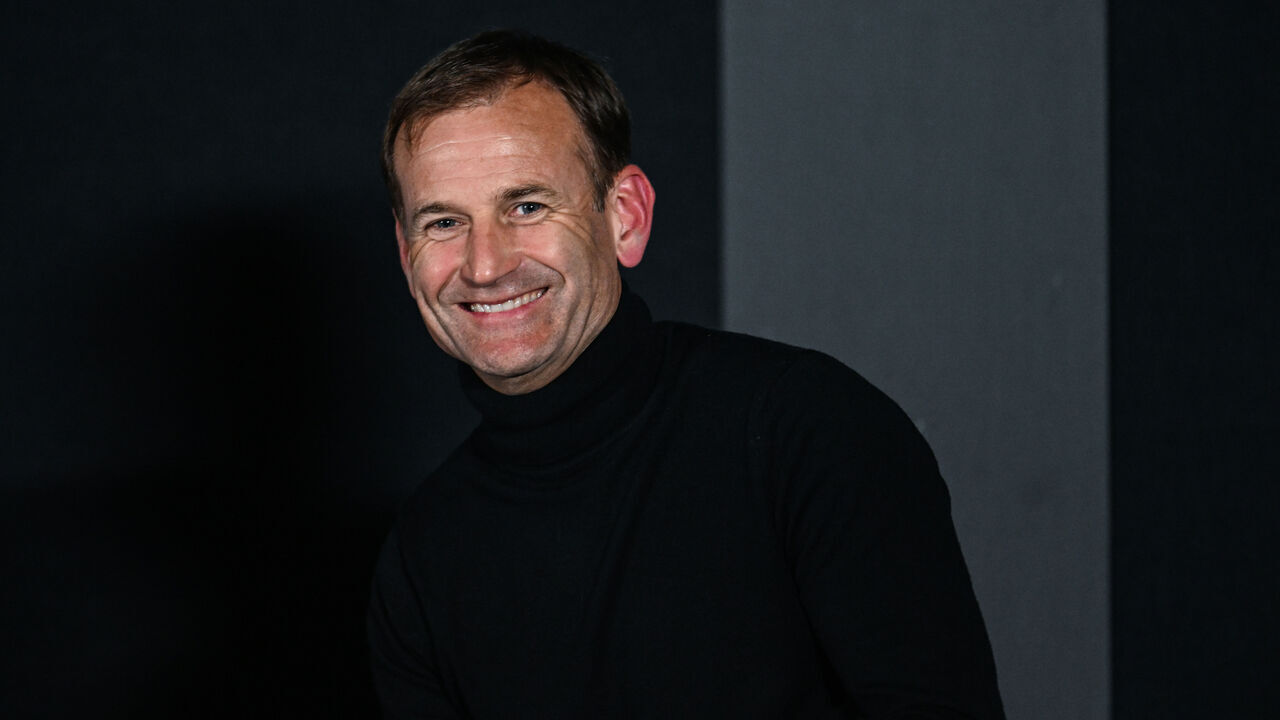 NEWCASTLE UPON TYNE, ENGLAND - NOVEMBER 22: Newcastle United's Sporting Director Dan Ashworth during the We Are United, Supporters event at St. James Park on November 22, 2023 in Newcastle upon Tyne, England.