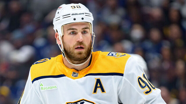 VANCOUVER, CANADA - APRIL 23: Ryan O'Reilly #90 of the Nashville Predators skates during the first period in Game Two of the First Round of the 2024 Stanley Cup Playoffs against the Vancouver Canucks at Rogers Arena on April 23, 2024 in Vancouver, British Columbia, Canada.