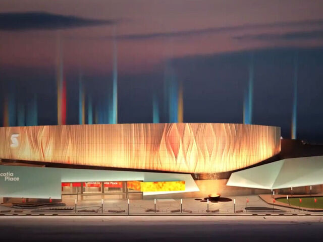 Flames break ground on new arena called Scotia Place
