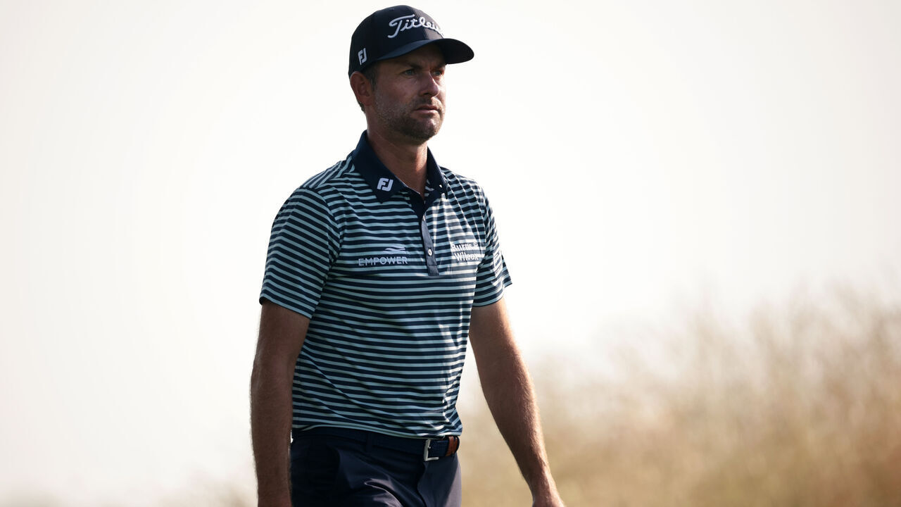 CROMWELL, CONNECTICUT - JUNE 21: Webb Simpson of the United States walks from the third tee during the second round of the Travelers Championship at TPC River Highlands on June 21, 2024 in Cromwell, Connecticut.
