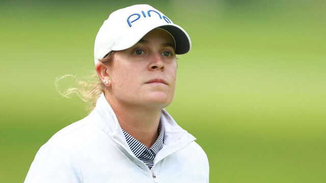 CALGARY, ALBERTA - JULY 25: Lauren Coughlin of the United States looks on during the first round of the CPKC Women's Open at Earl Grey Golf Club on July 25, 2024 in Calgary, Alberta.