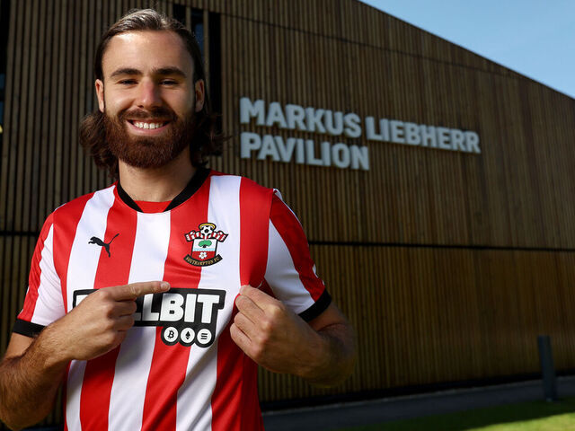 SOUTHAMPTON, ENGLAND - JULY 30: Southampton FC complete the signing of Ben Brereton Diaz on a long term contract, pictured at the Staplewood Campus on July 30, 2024 in Southampton, England.